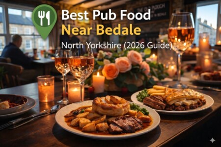 Pub food near Bedale at The Woodman Inn