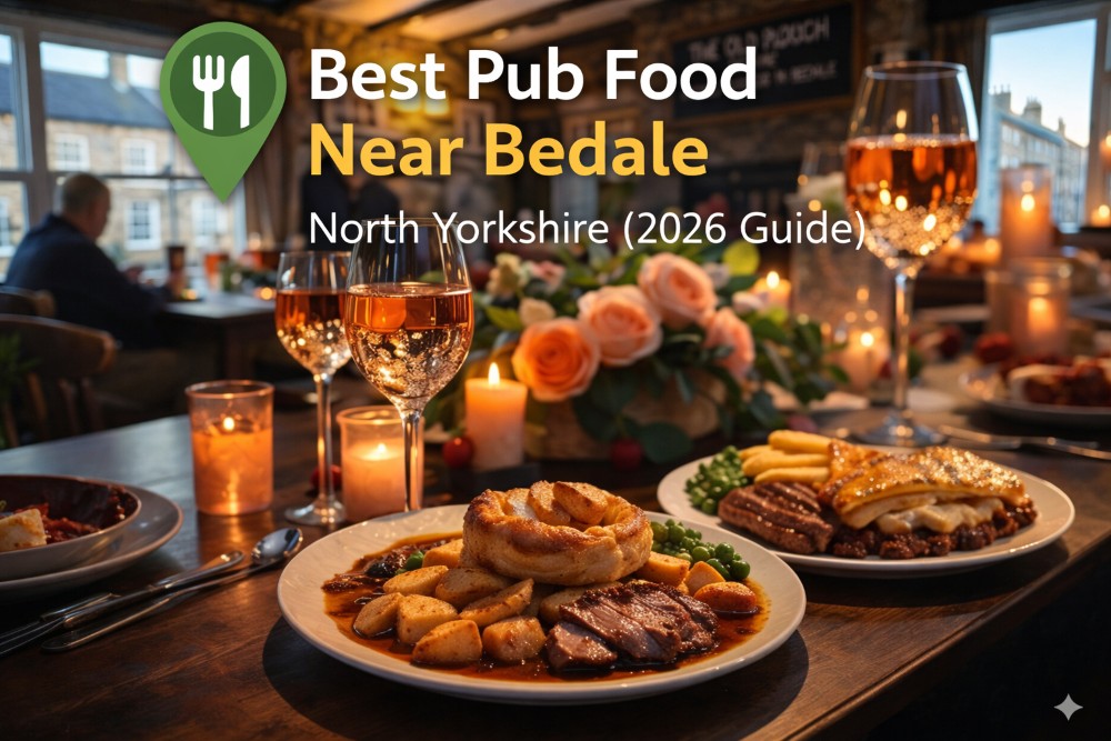 Pub food near Bedale at The Woodman Inn