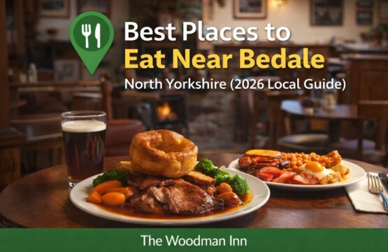places to eat near Bedale pub food Yorkshire Woodman Inn