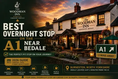 Best overnight stop on the A1 near Bedale North Yorkshire
