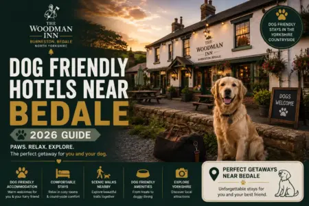 Dog friendly hotels near Bedale with countryside accommodation