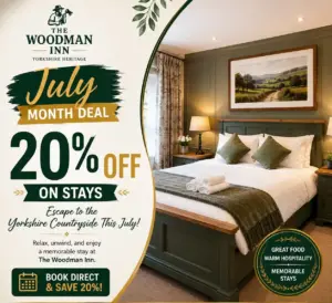 Woodman Inn july offer