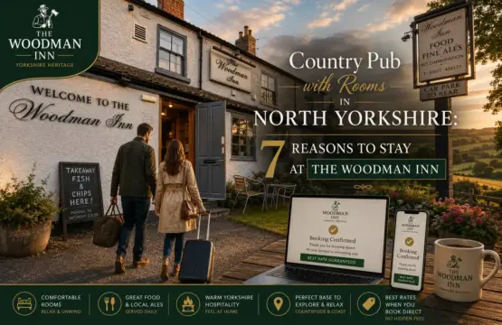 Country pub with rooms North Yorkshire at The Woodman Inn