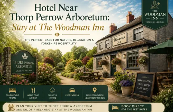 Hotel near Thorp Perrow Arboretum – The Woodman Inn, Burneston